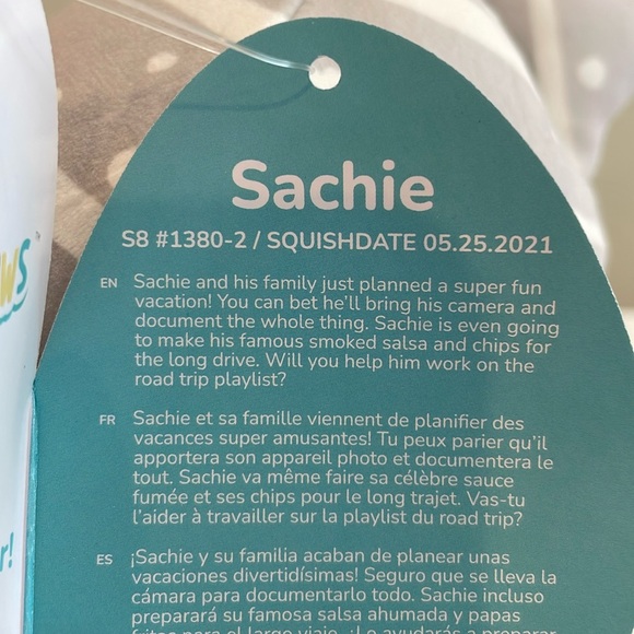 NWT 8” Sachie the Whale Shark Squishmallow - Picture 4 of 4